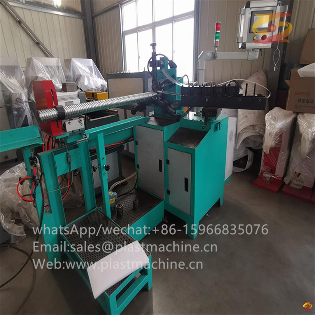 metal pre-stressed pipe machine, Galvanized steel strip prestressed corrugated pipe production line, prestressed corrugated pipe equipment, duct forming machine, corrugated pipe production line,