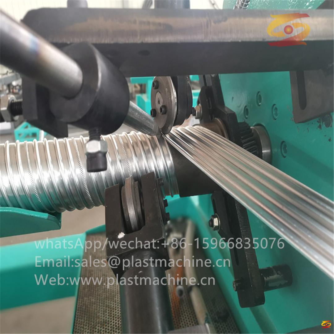 metal pre-stressed pipe machine, Galvanized steel strip prestressed corrugated pipe production line, prestressed corrugated pipe equipment, duct forming machine, corrugated pipe production line,