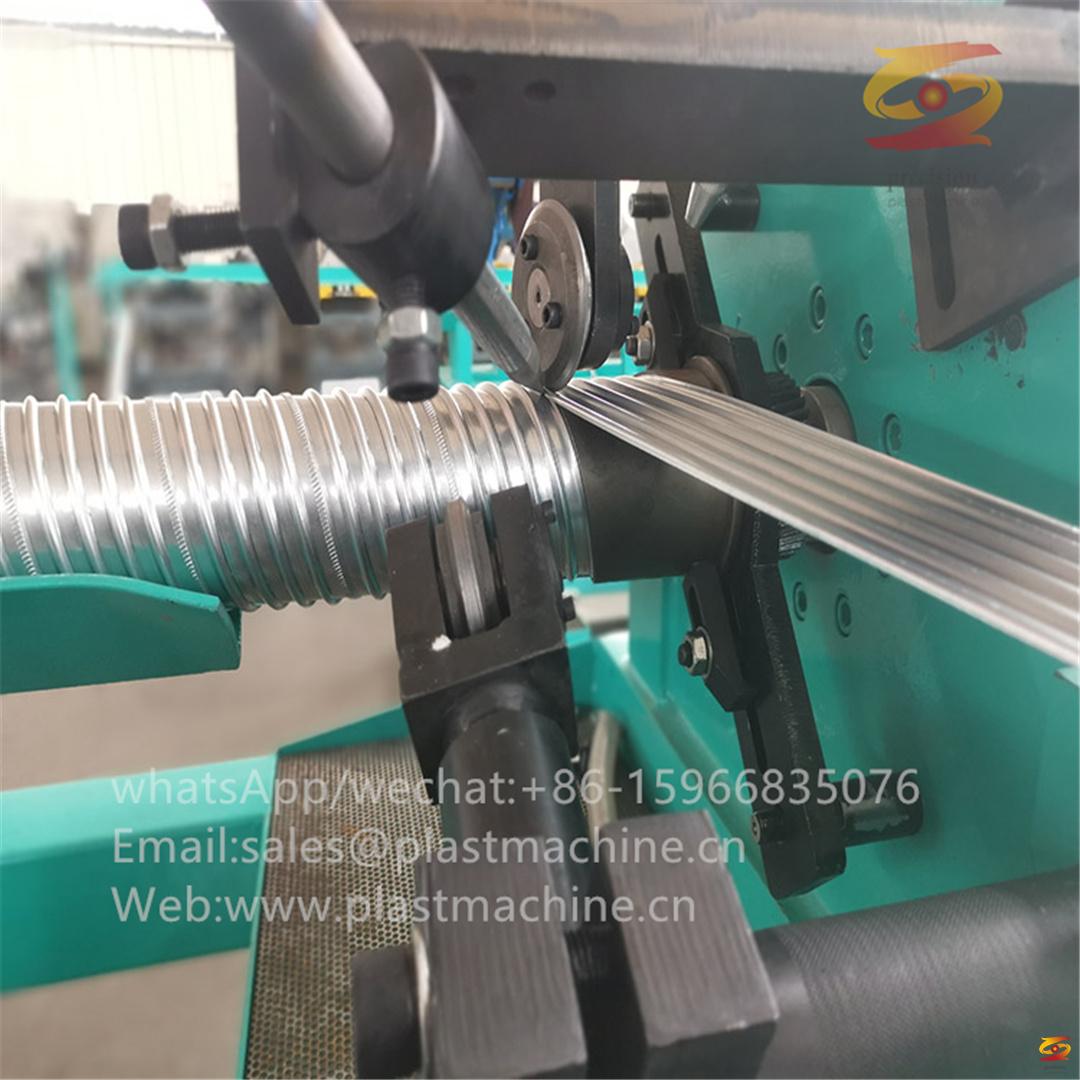 metal pre-stressed pipe machine, Galvanized steel strip prestressed corrugated pipe production line, prestressed corrugated pipe equipment, duct forming machine, corrugated pipe production line,
