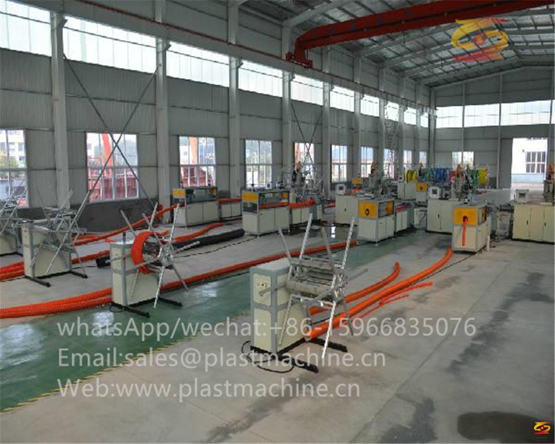 HDPE PE Carbon Spiral Pipe Machine