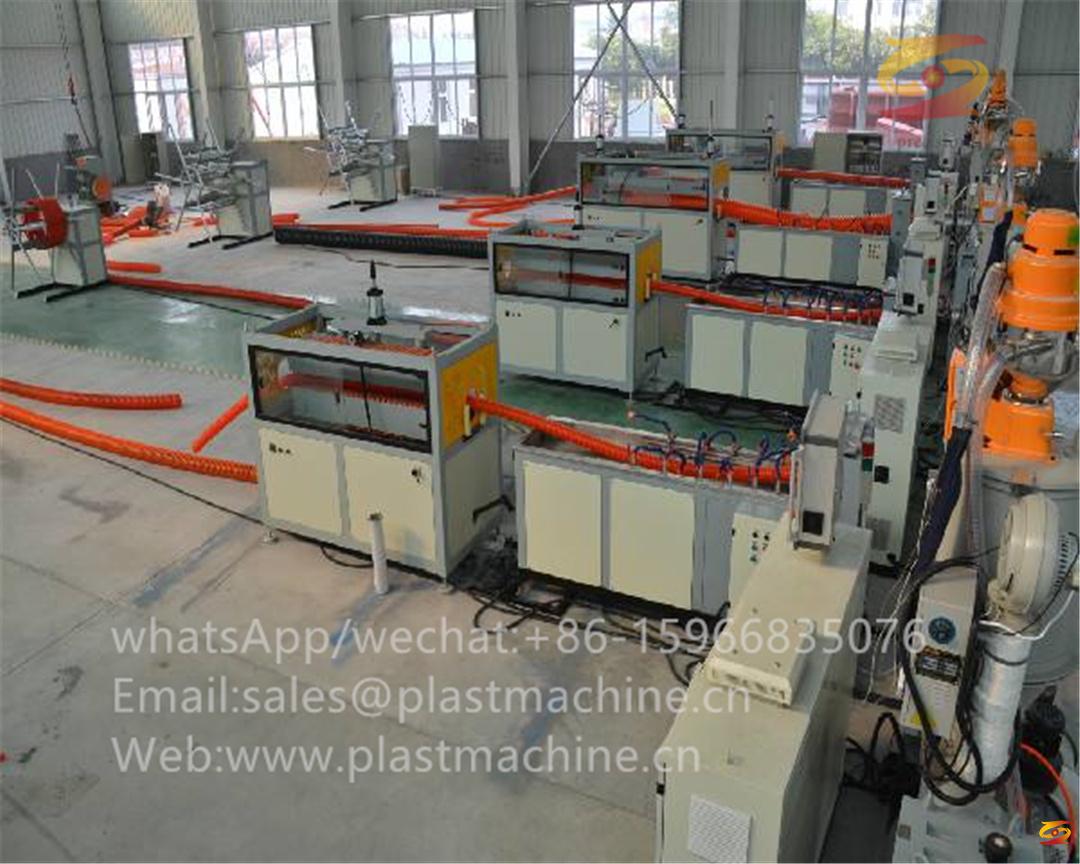High Speed HDPE Pipe Production Process