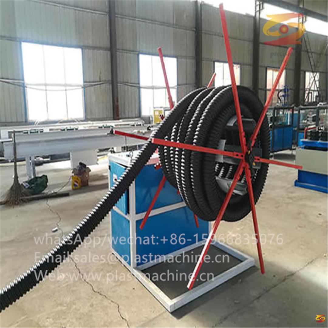 PE Carbon Pipe Extrusion Line in Action