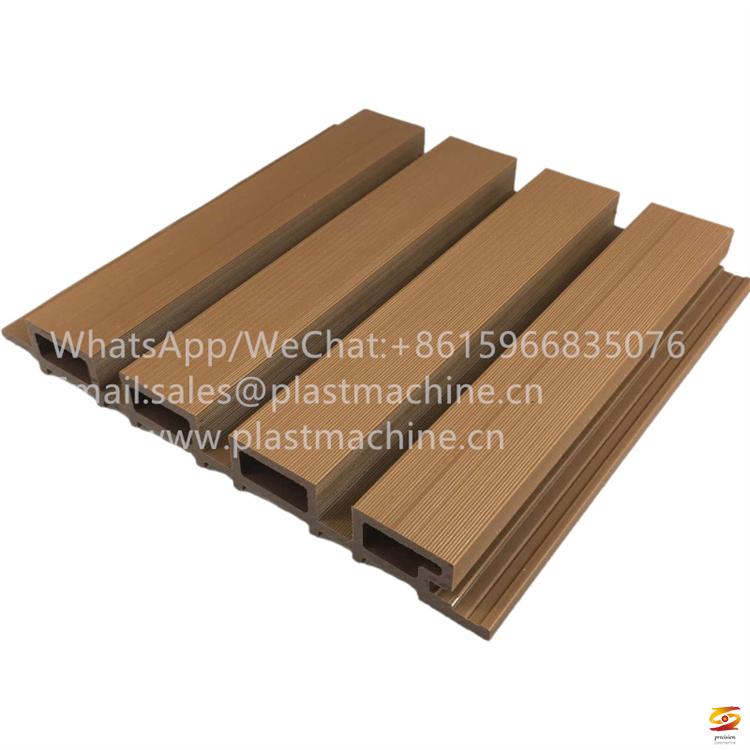 outdoor WPC wall cladding panels, acoustic WPC slat panels for office, waterproof decorative wall panels,