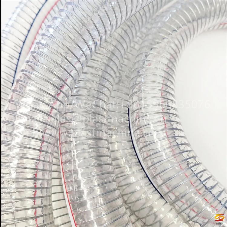 steel wire reinforced PVC hose, flexible PVC suction hose,