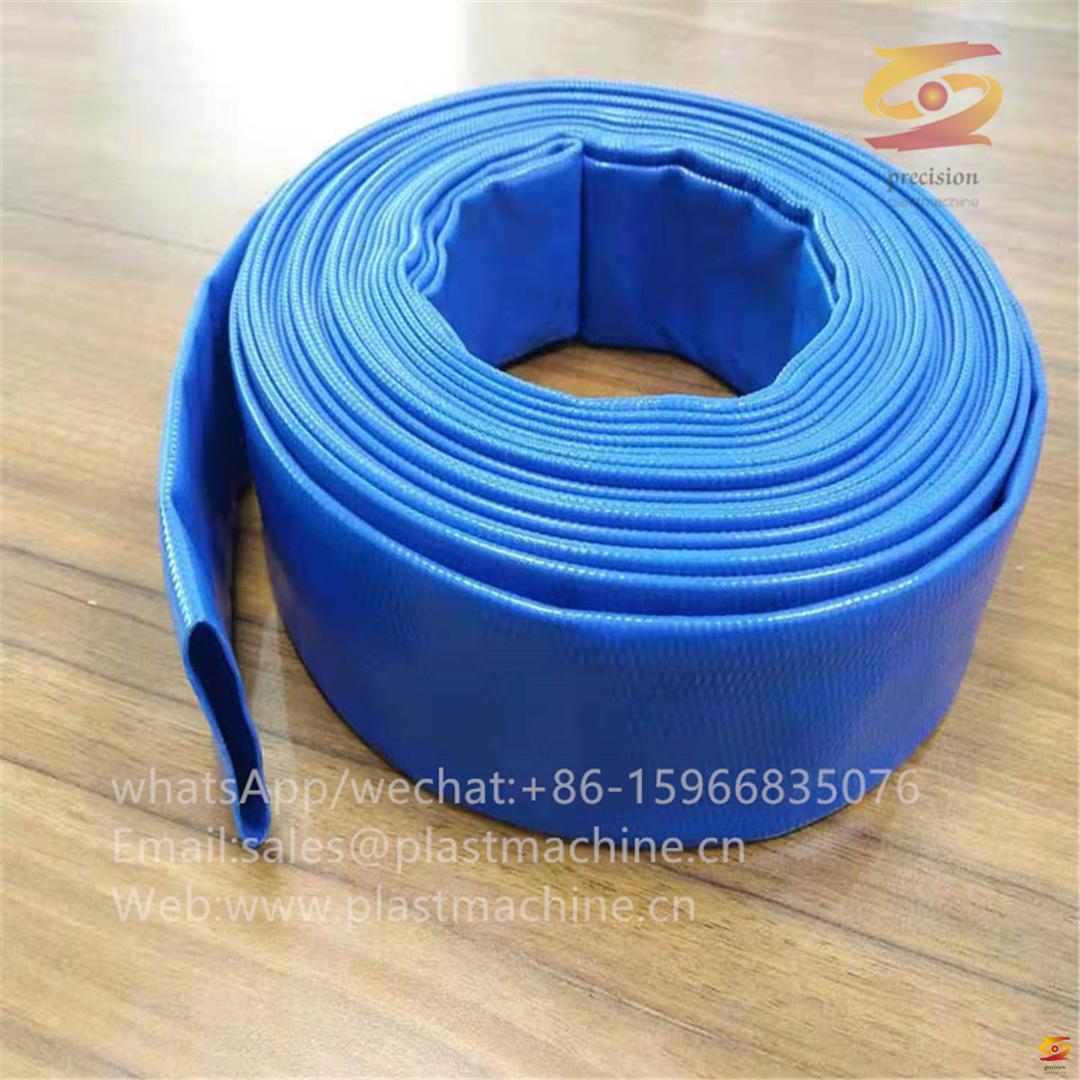 PVC layflat hose machine, PVC layflat hose production line, PVC layflat hose extrusion machine, PVC hose making machine, PVC hose extrusion line, layflat hose machine manufacturer, flexible PVC hose machine, irrigation hose machine,