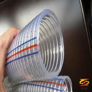 PVC steel wire transparent hose forming process and formula