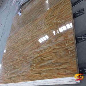 PVC imitation marble slab production line plan  and the clear process of pvc artifical marble sheet extrusion machine