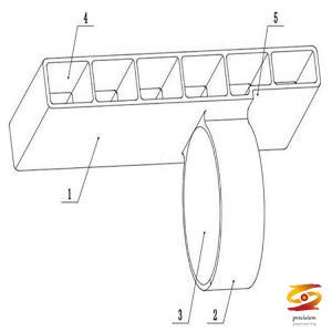Method for manufacturing marine pedal board end bracket