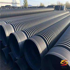Use of large diameter HDPE plastic steel winding pipe