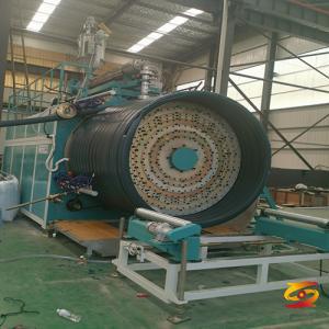 PE large diameter winding pipe production line and winding pipe application description