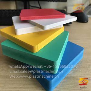 a general overview of how to operate a PVC foam board machine