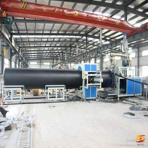 PE LARGE CALIBER HOLLOW WALL WINDING PIPE PRODUCTION LINE