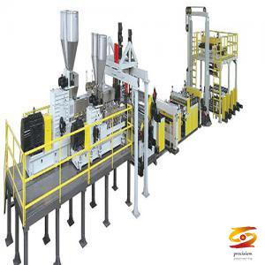 TWIN SCREW NON DRYING EXHAUST PET PLA SHEET PRODUCTION LINE